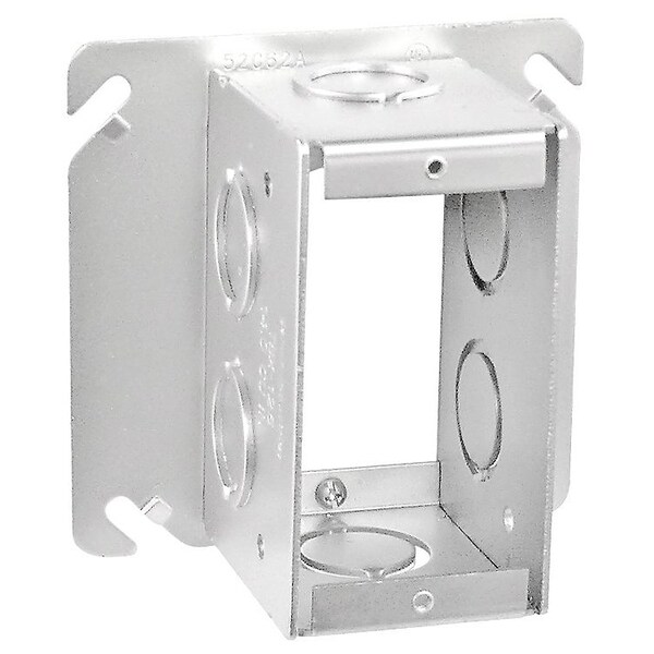 thumbnail image 2 of Steel City 4 Outlet Box Cover – 1/2 Inch Raised Galvanized Steel – Octagon, 54C3-1/2 2 of 3